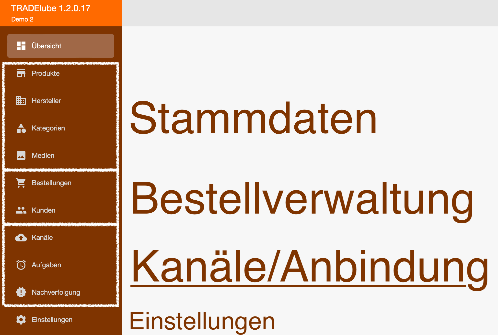 Screenshot Aufbau