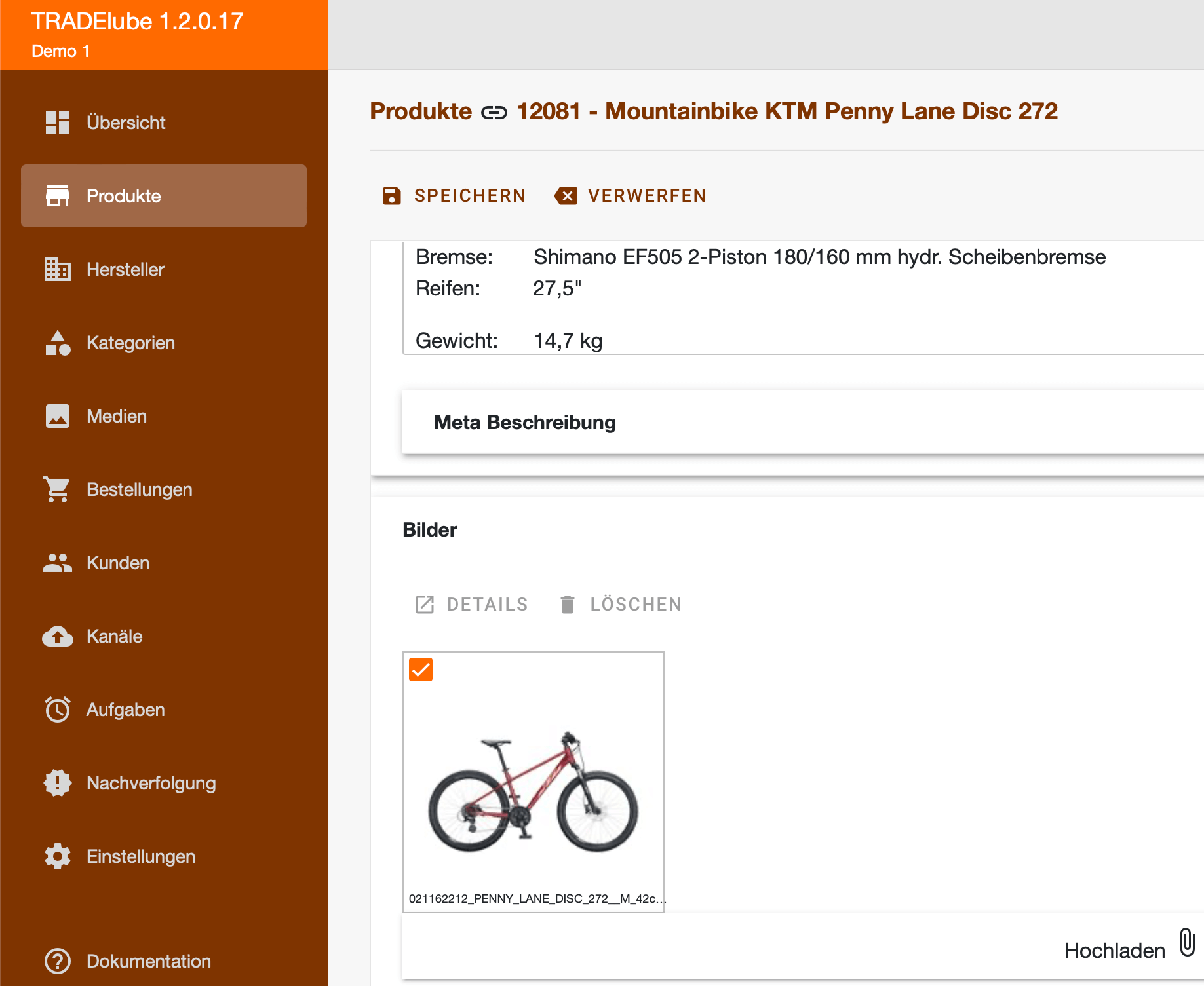 Screenshot Stammdaten 1