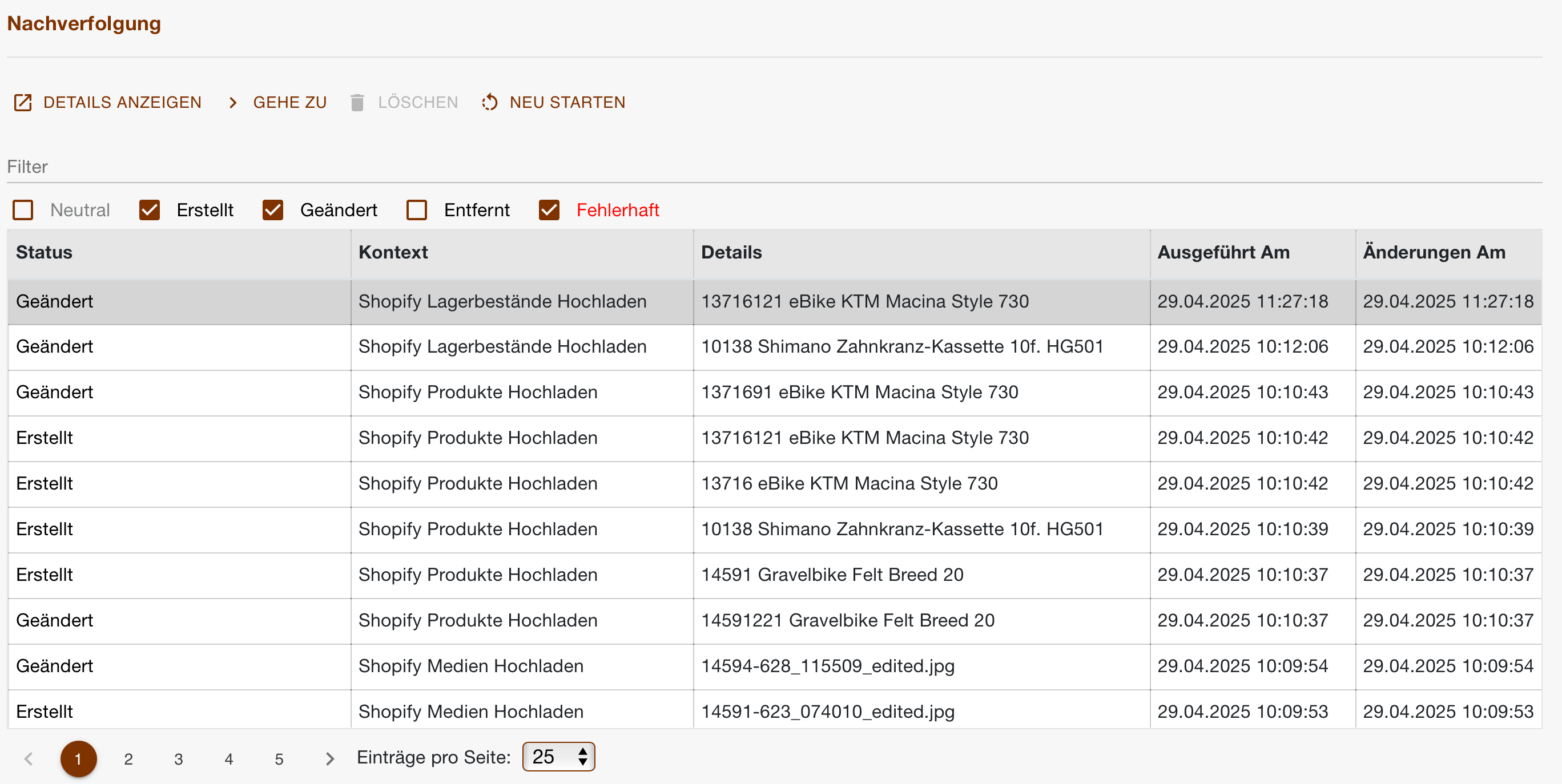 Screenshot TRADElube Guides-Common-Traceability-Overview